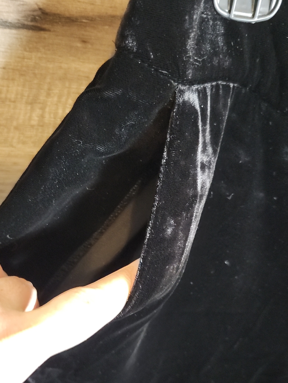 Talbots Velvet Pants In Black - Picture 6 of 10